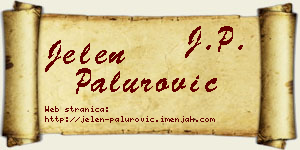 Jelen Palurović vizit kartica